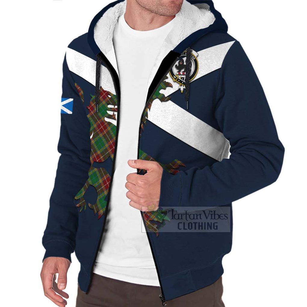 Tartan Vibes Clothing Baxter Tartan Lion Rampant Sherpa Hoodie – Proudly Display Your Heritage with Alba Gu Brath and Clan Name