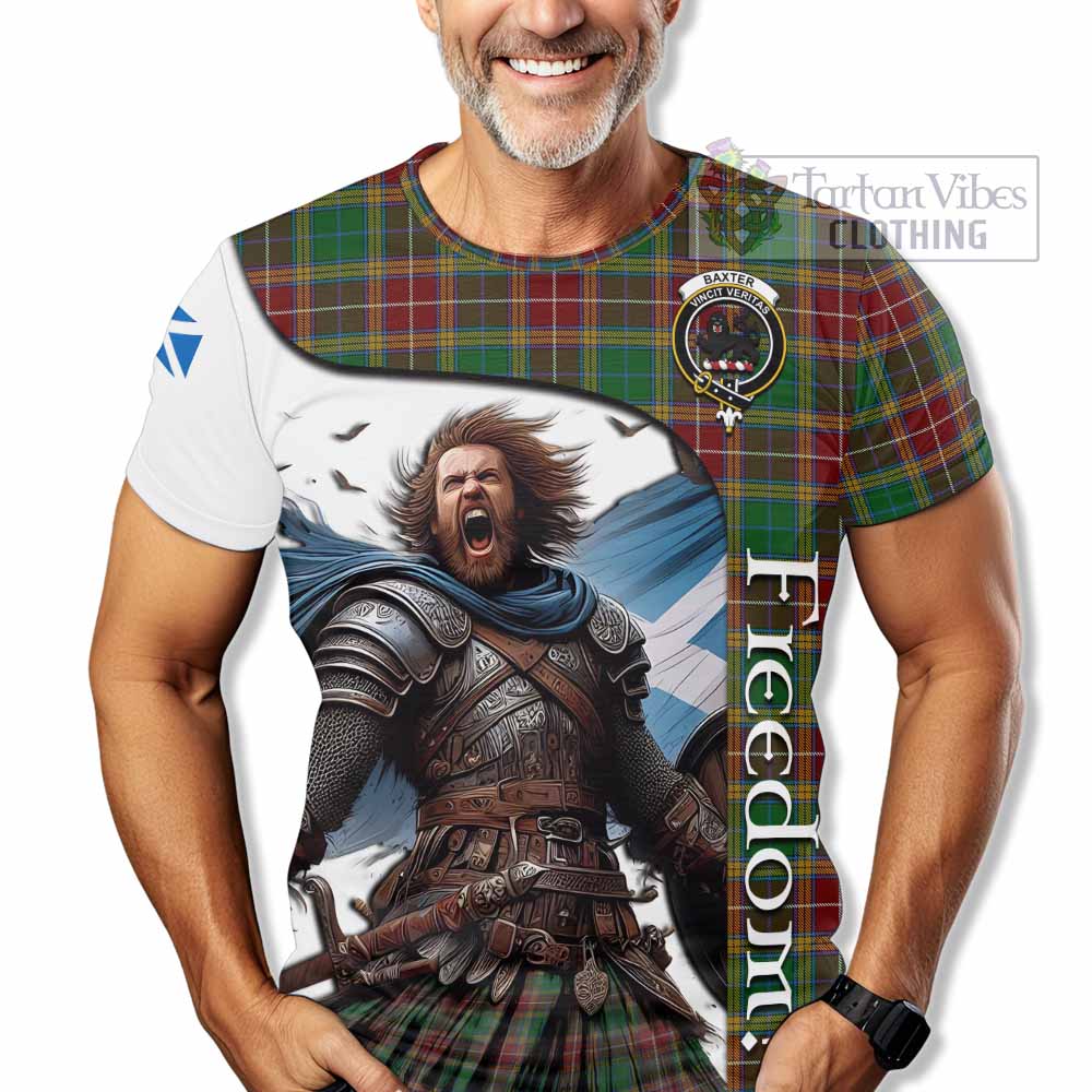 Baxter Crest Tartan T-Shirt Inspired by the Freedom of Scottish Warrior