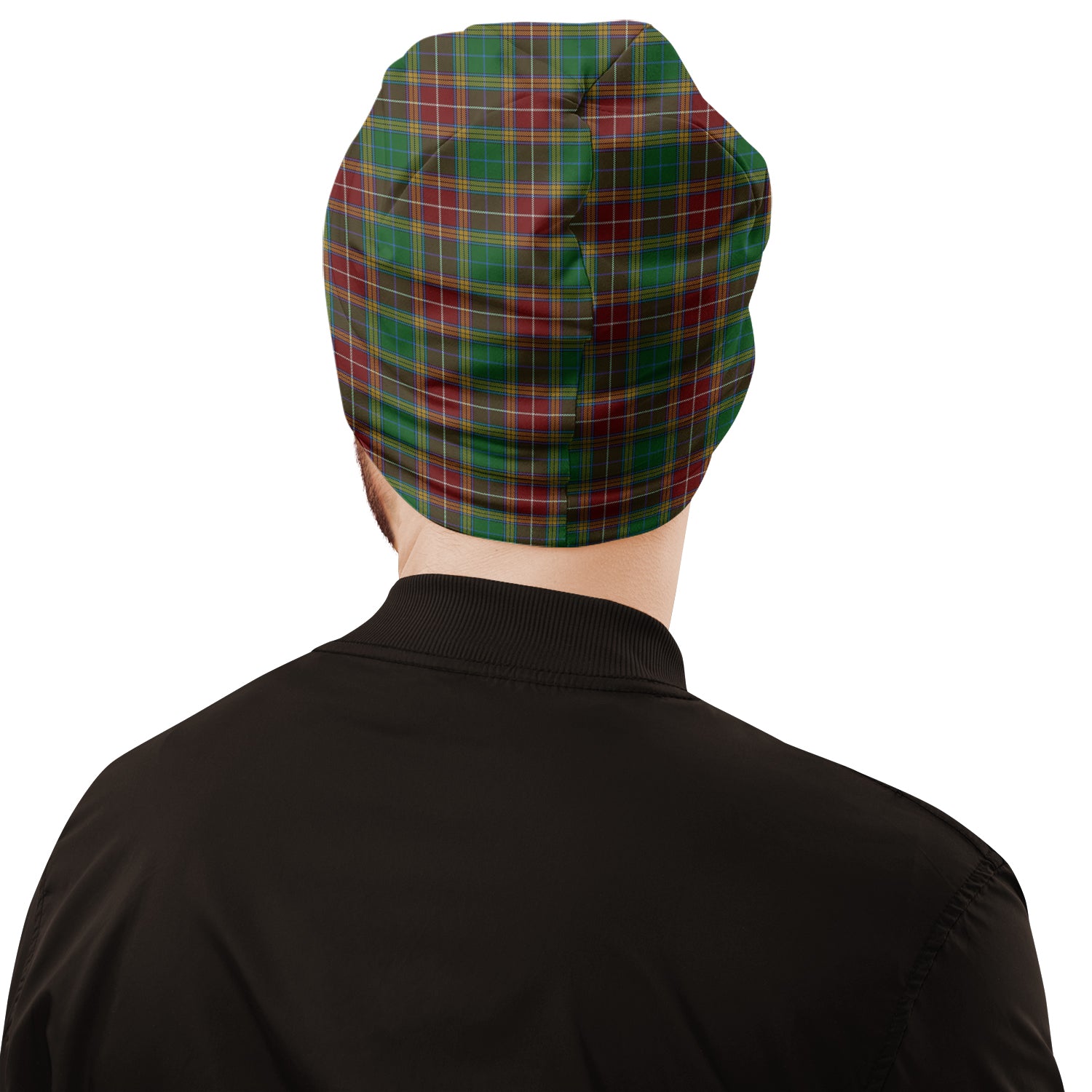 Baxter Tartan Beanies Hat with Family Crest - Tartanvibesclothing