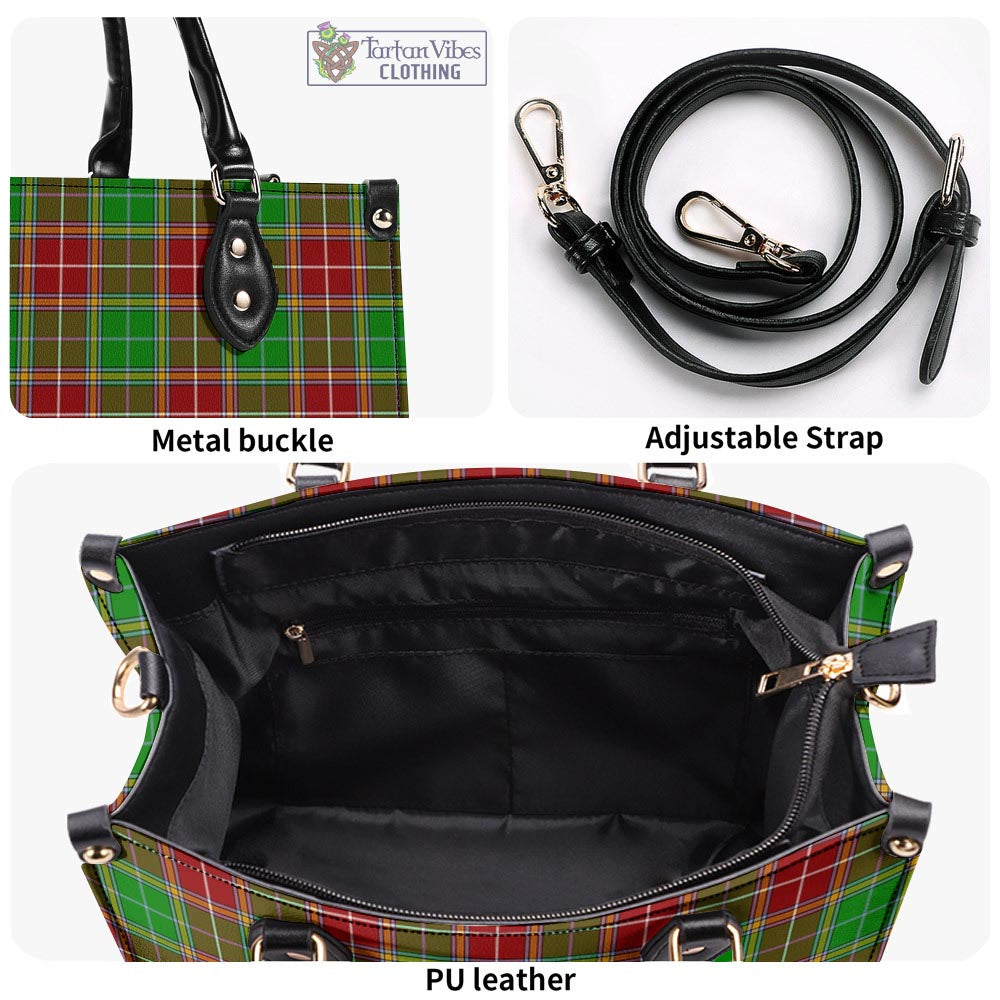 Tartan Vibes Clothing Baxter Modern Tartan Luxury Leather Handbags