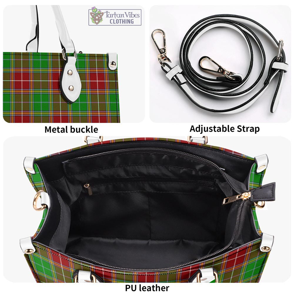 Tartan Vibes Clothing Baxter Modern Tartan Luxury Leather Handbags