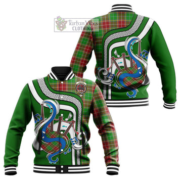 Baxter Modern Tartan Baseball Jacket with Epic Bagpipe Style