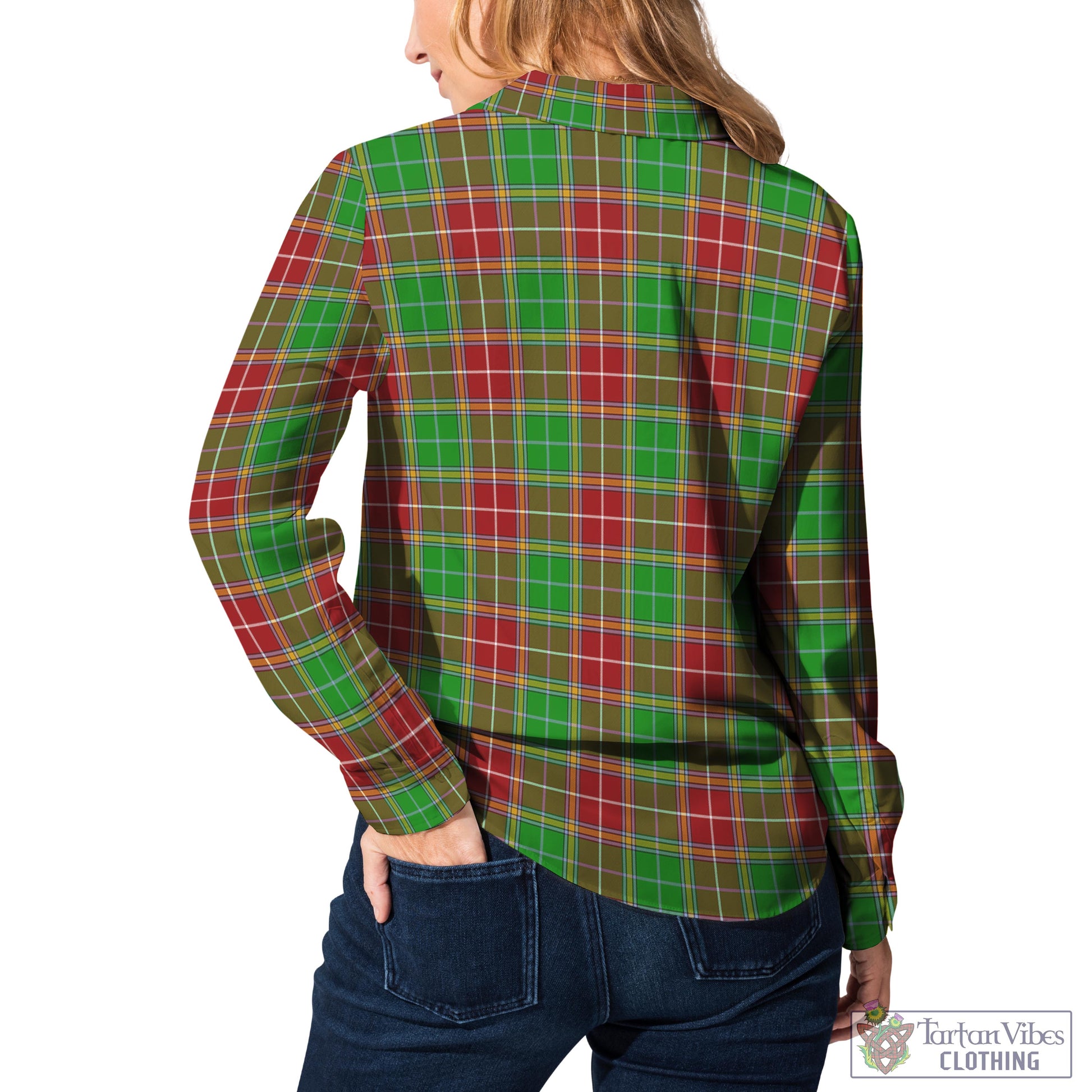 Baxter Modern Tartan Womens Casual Shirt