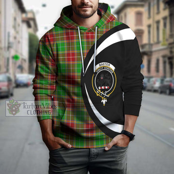 Baxter Modern Tartan Hoodie with Family Crest Circle Style