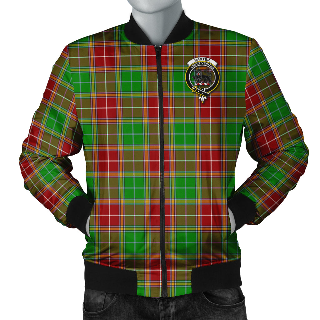 Baxter Modern Tartan Bomber Jacket with Family Crest Unisex - Tartanvibesclothing