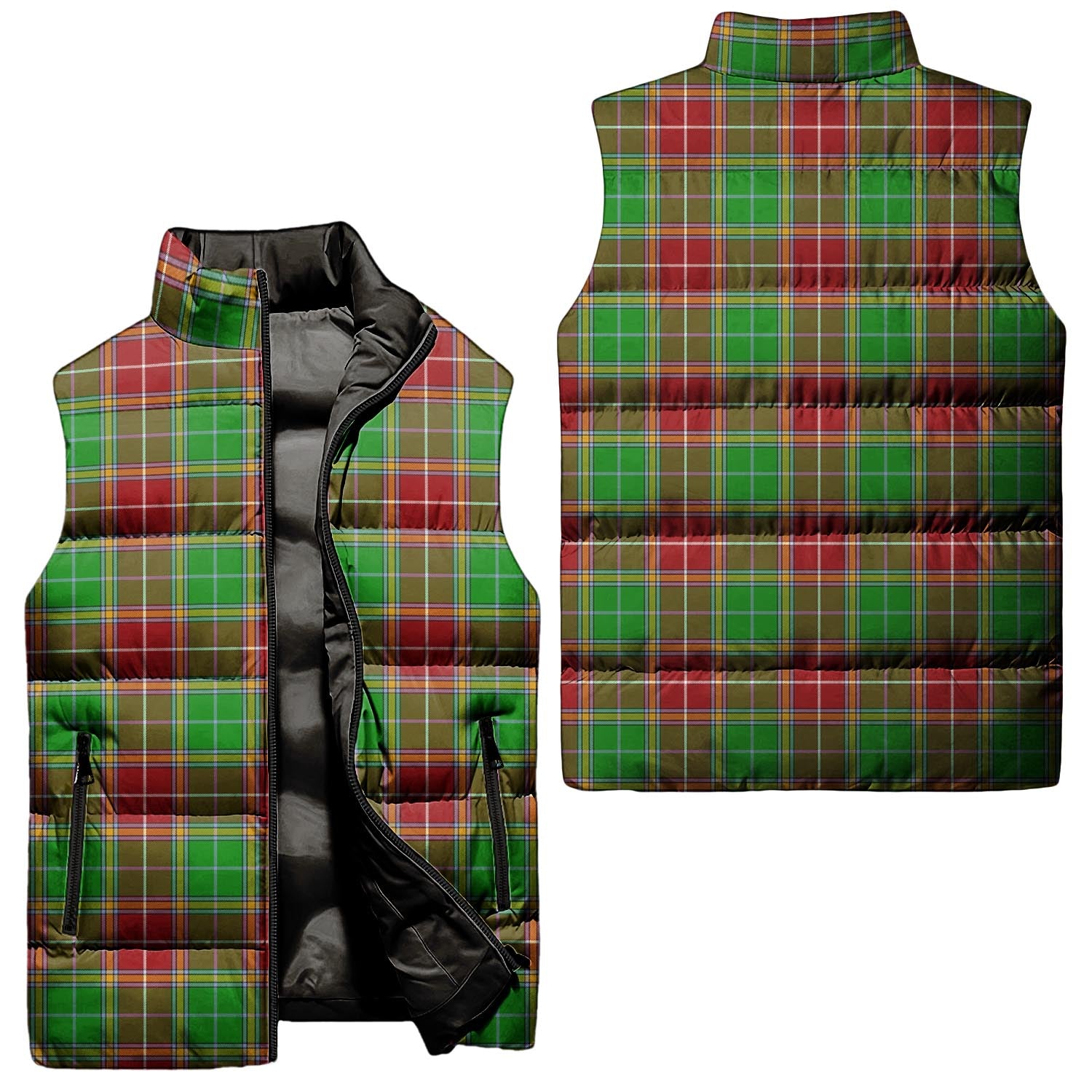 Baxter Modern Tartan Sleeveless Puffer Jacket Unisex - Tartanvibesclothing