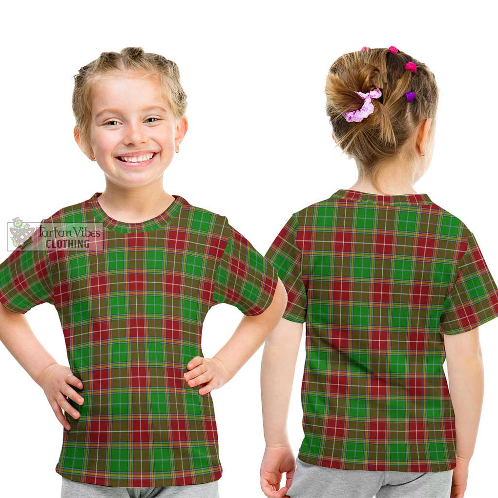 Baxter Modern Tartan Kid T-Shirt Youth XL Size14 - Tartanvibesclothing Shop