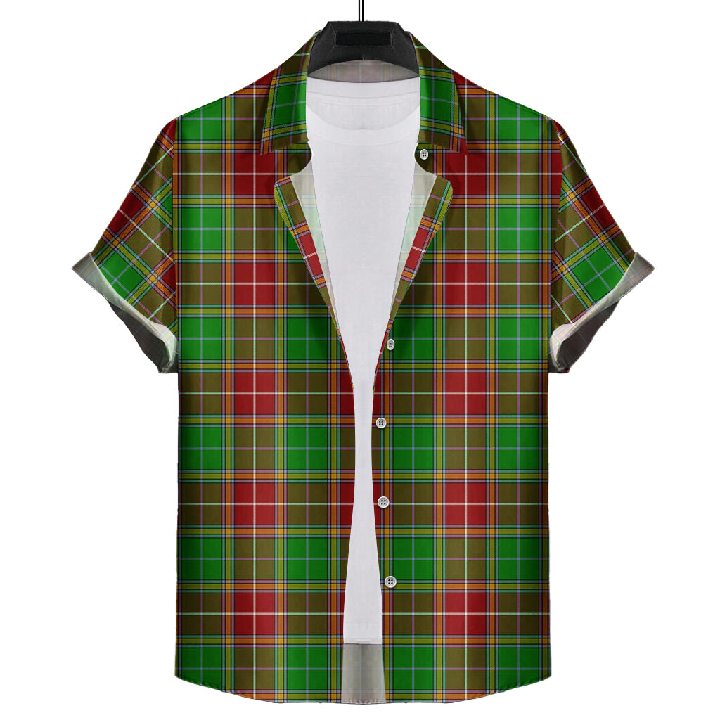 Baxter Modern Tartan Short Sleeve Button Down Shirt - Tartanvibesclothing