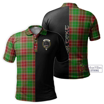 Baxter Modern Tartan Polo Shirt with Family Crest and Half Of Me Style