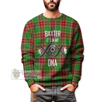 Baxter Modern Tartan Sweatshirt with Family Crest DNA In Me Style