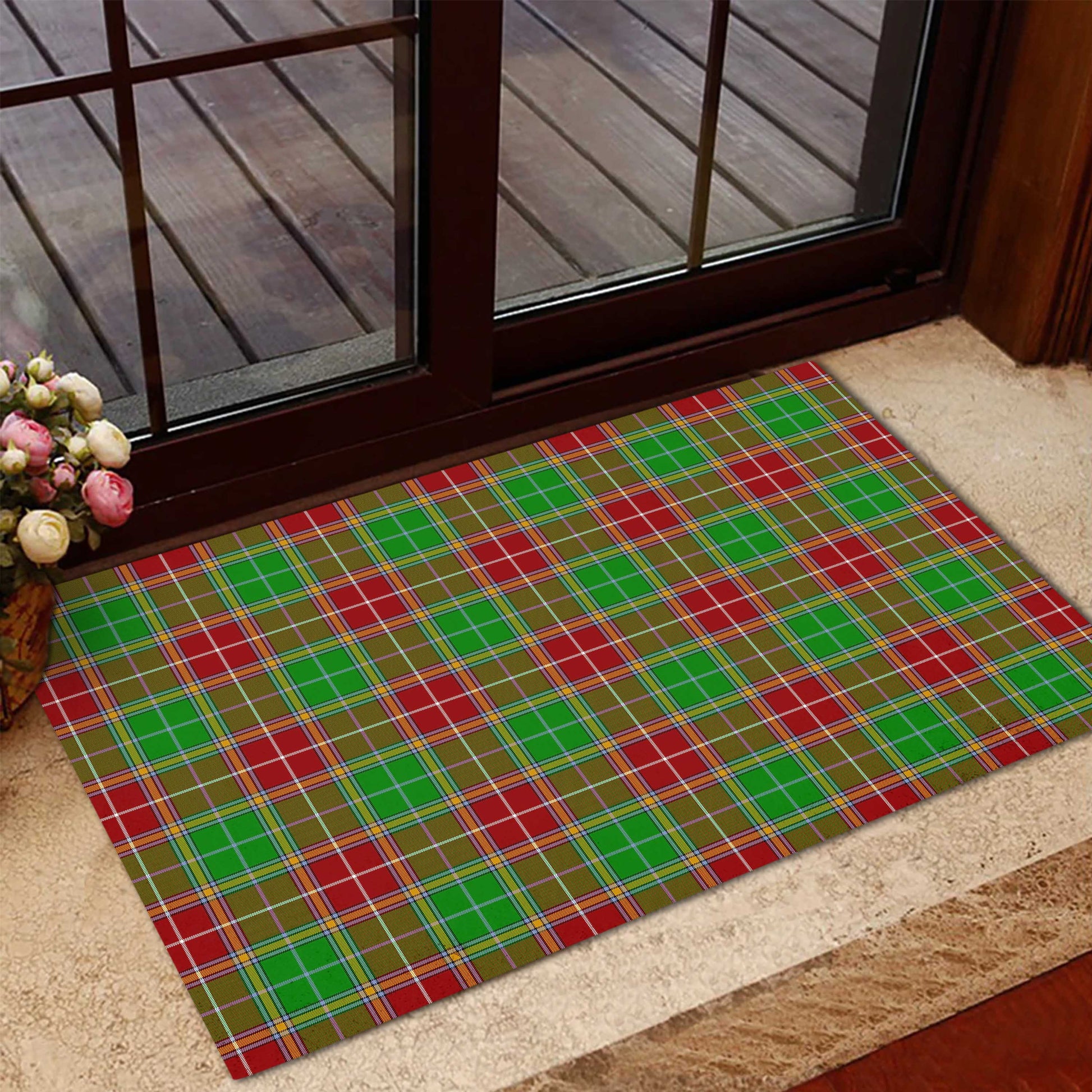 Baxter Modern Tartan Door Mat - Tartanvibesclothing