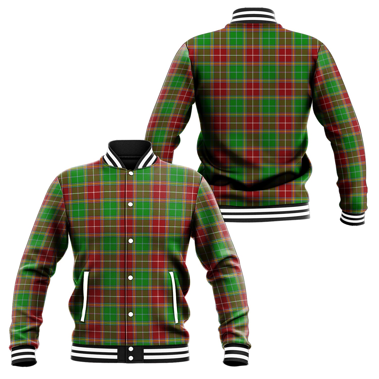 Baxter Modern Tartan Baseball Jacket Unisex - Tartan Vibes Clothing