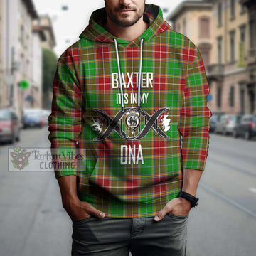 Baxter Modern Tartan Hoodie with Family Crest DNA In Me Style