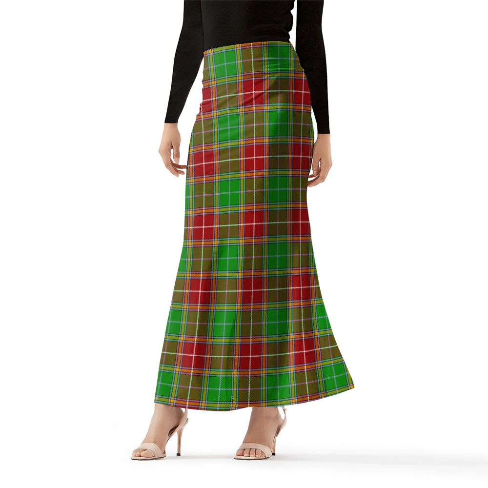 Baxter Modern Tartan Womens Full Length Skirt Female - Tartanvibesclothing