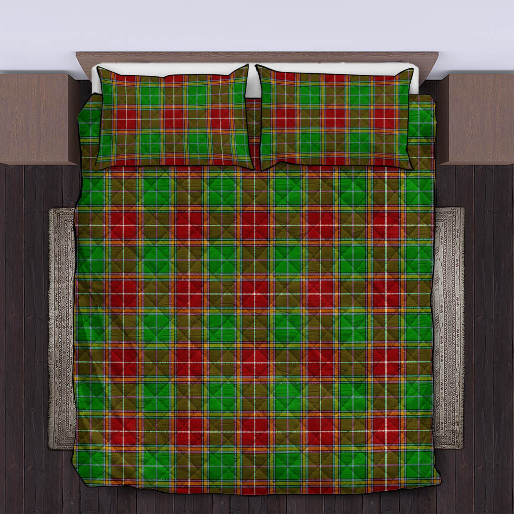 Baxter Modern Tartan Quilt Bed Set King - Tartan Vibes Clothing