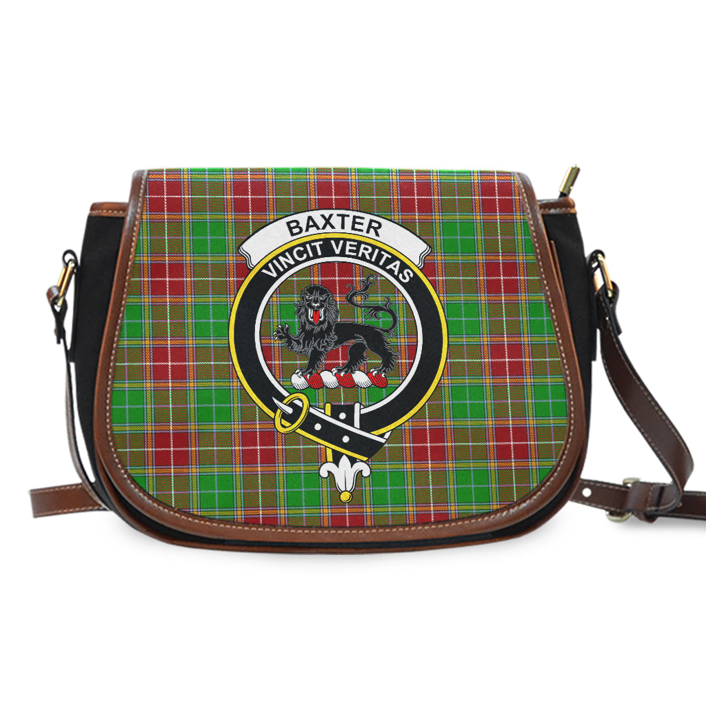 Baxter Modern Tartan Saddle Bag with Family Crest - Tartan Vibes Clothing