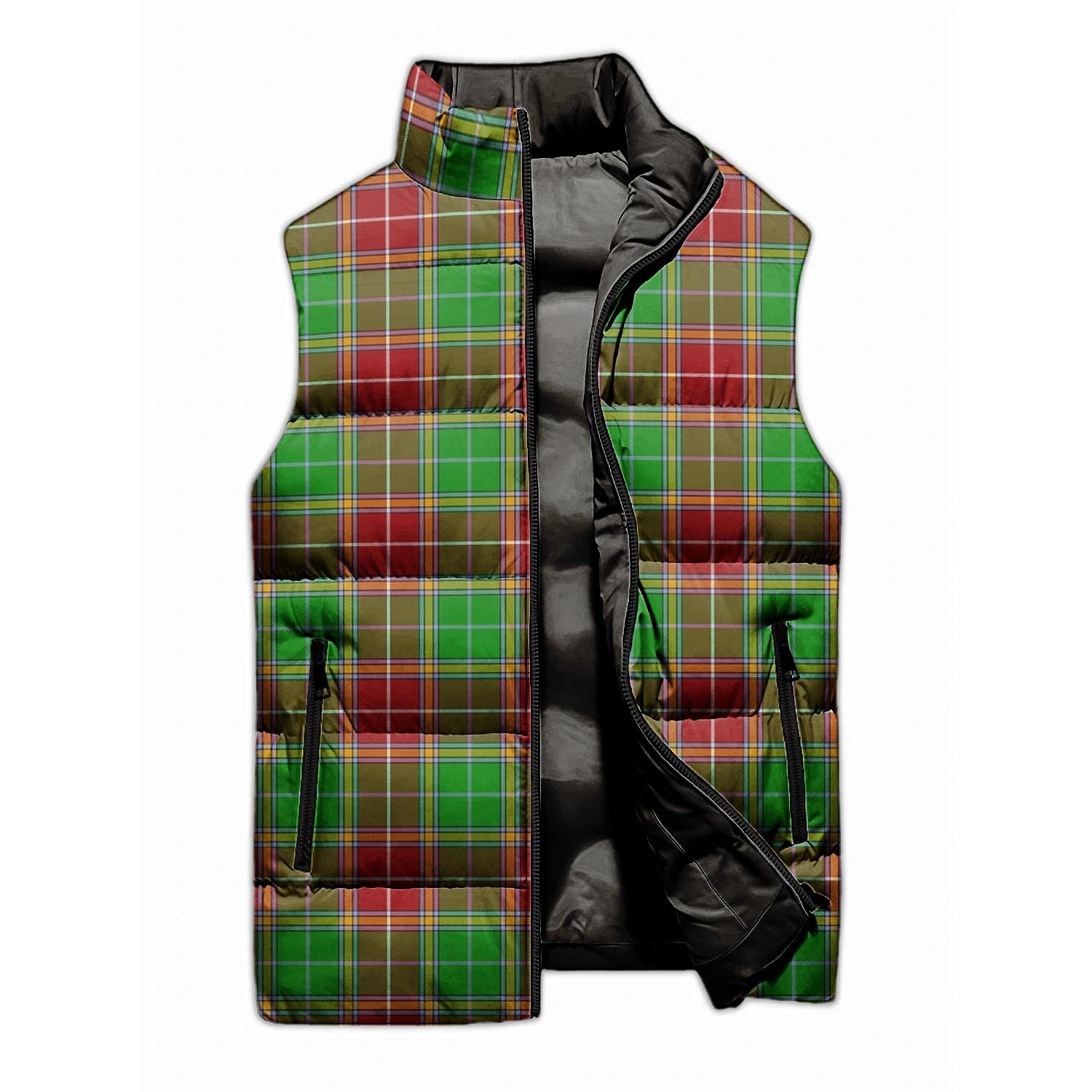 Baxter Modern Tartan Sleeveless Puffer Jacket - Tartanvibesclothing