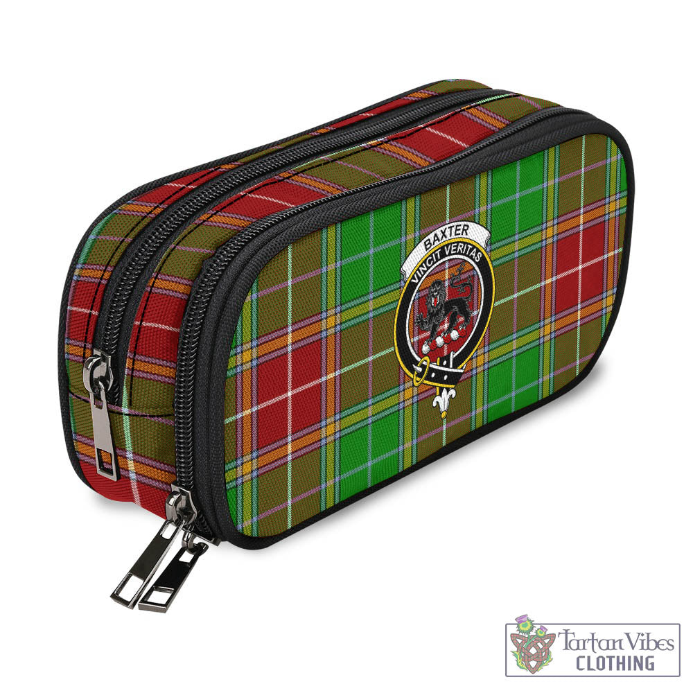 Tartan Vibes Clothing Baxter Modern Tartan Pen and Pencil Case with Family Crest