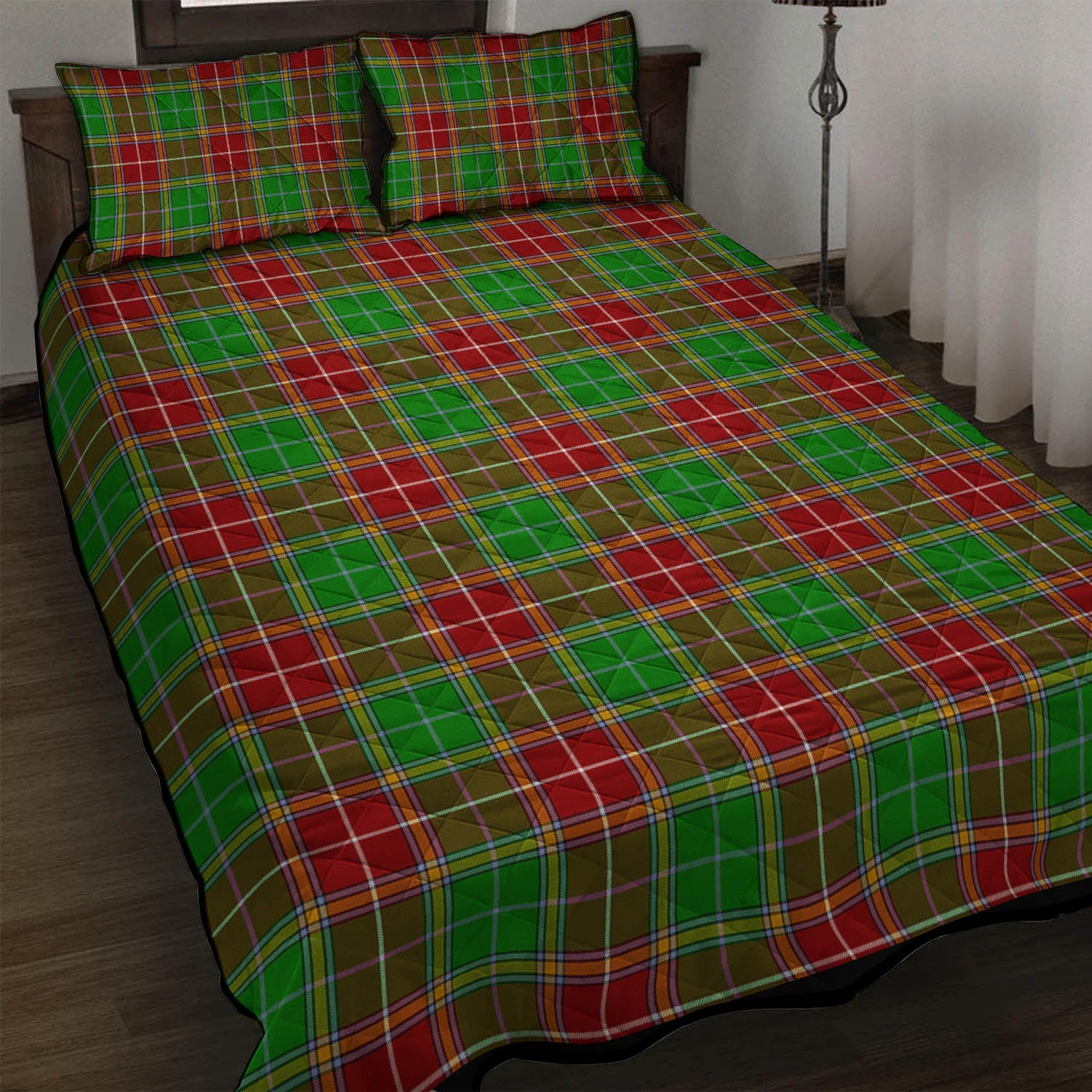 Baxter Modern Tartan Quilt Bed Set - Tartan Vibes Clothing