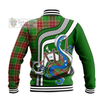 Baxter Modern Tartan Baseball Jacket with Epic Bagpipe Style