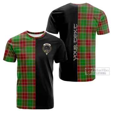 Baxter Modern Tartan Cotton T-shirt with Family Crest and Half Of Me Style