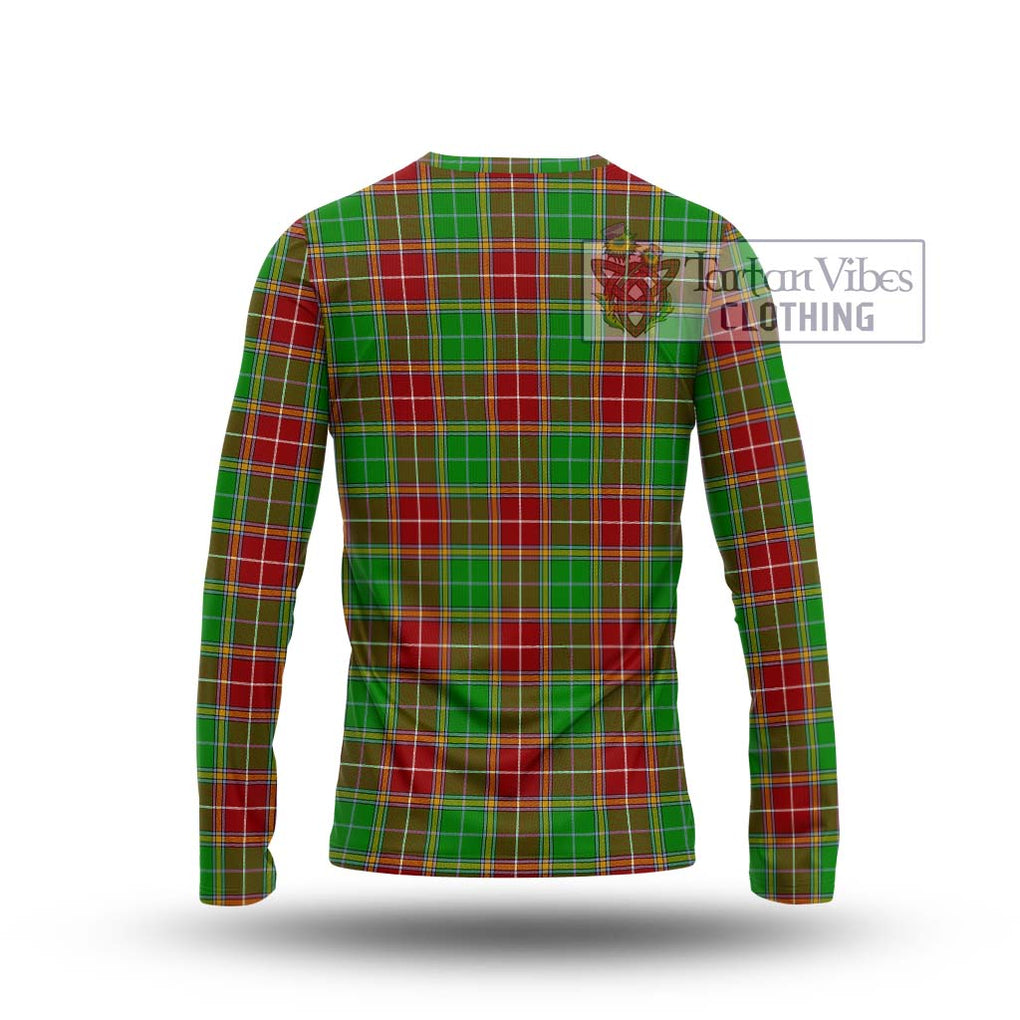 Baxter Modern Tartan Long Sleeve T-Shirt with Family Crest DNA In Me Style - Tartanvibesclothing Shop