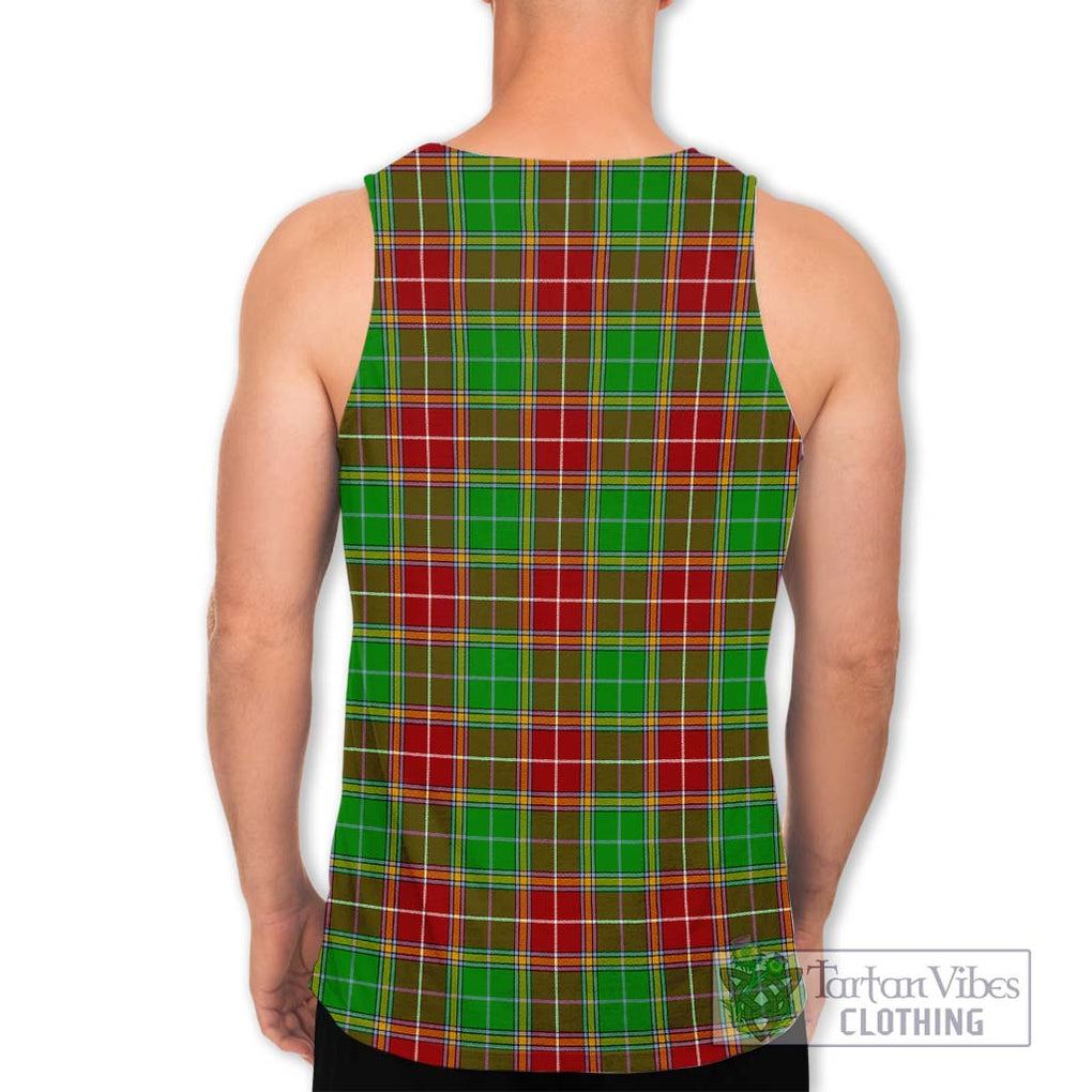 Baxter Modern Tartan Men's Tank Top with Family Crest DNA In Me Style - Tartanvibesclothing Shop