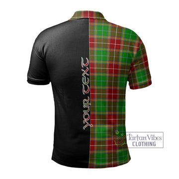 Baxter Modern Tartan Polo Shirt with Family Crest and Half Of Me Style