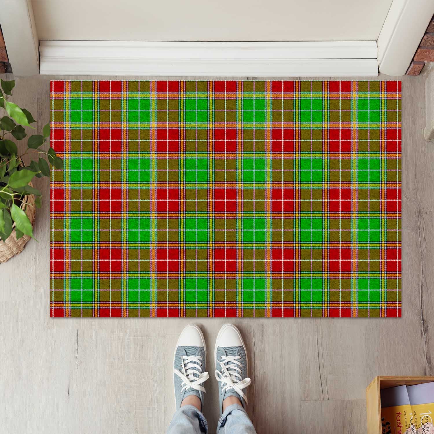 Baxter Modern Tartan Door Mat - Tartanvibesclothing