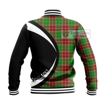 Baxter Modern Tartan Baseball Jacket with Family Crest Circle Style