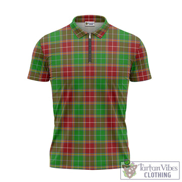 Baxter Modern Tartan Zipper Polo Shirt