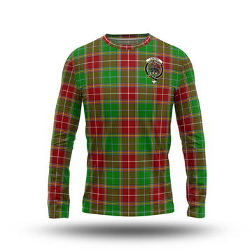 Baxter Modern Tartan Long Sleeve T-Shirt with Family Crest