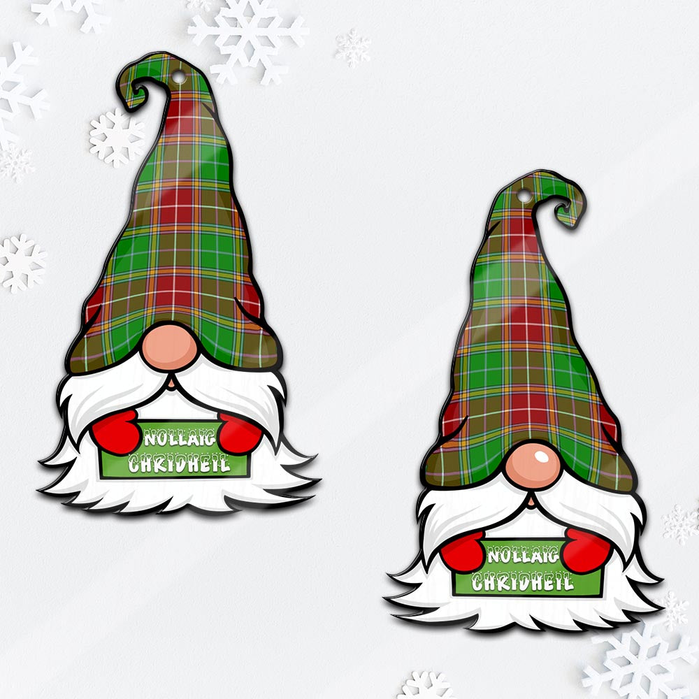 Baxter Modern Gnome Christmas Ornament with His Tartan Christmas Hat - Tartan Vibes Clothing