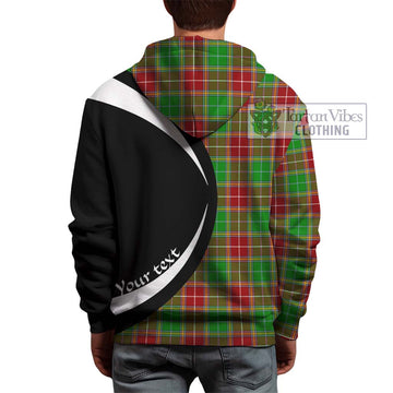 Baxter Modern Tartan Hoodie with Family Crest Circle Style