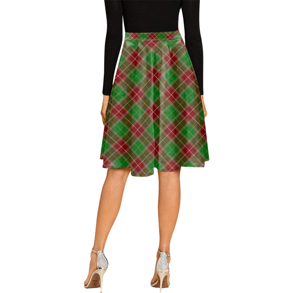 Baxter Modern Tartan Melete Pleated Midi Skirt - Tartanvibesclothing