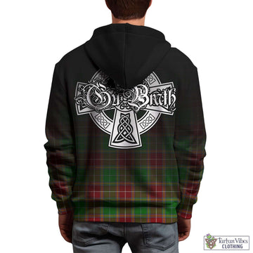 Baxter Modern Tartan Hoodie Featuring Alba Gu Brath Family Crest Celtic Inspired