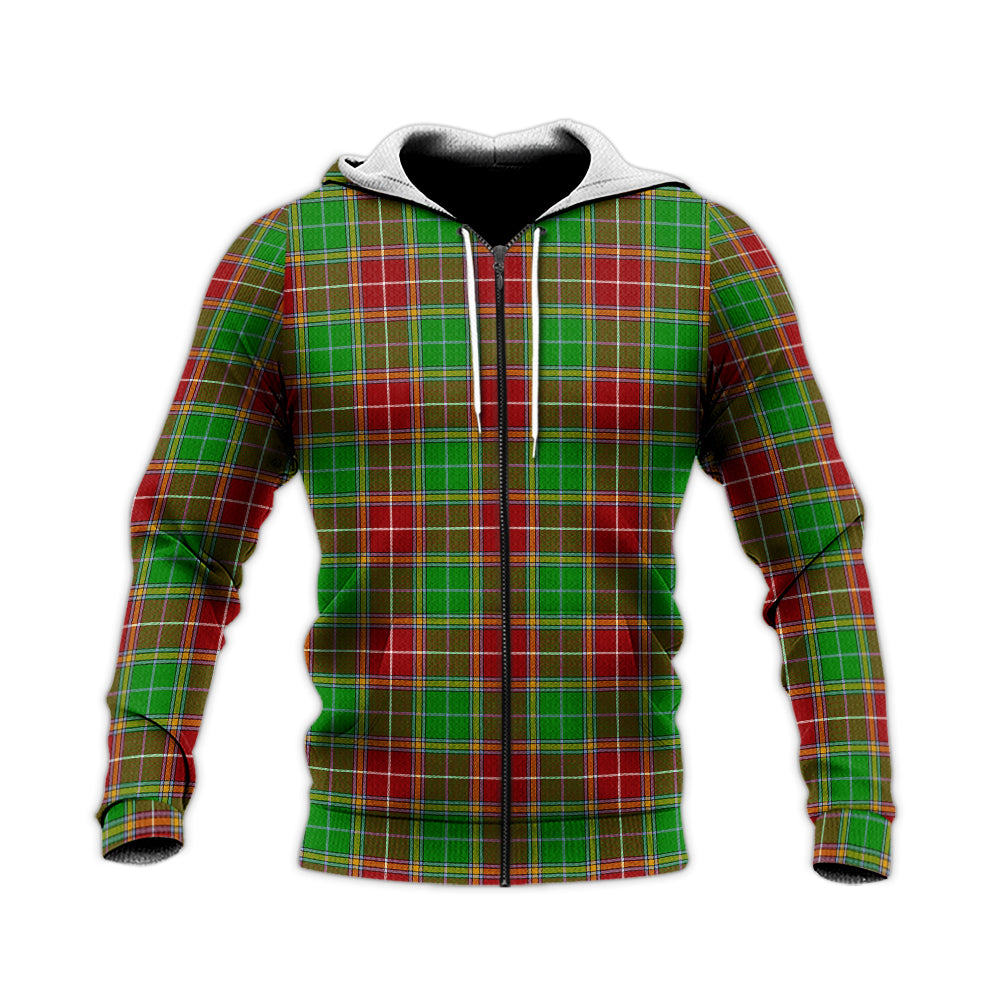 Baxter Modern Tartan Knitted Hoodie Unisex Knitted Zip Hoodie - Tartanvibesclothing