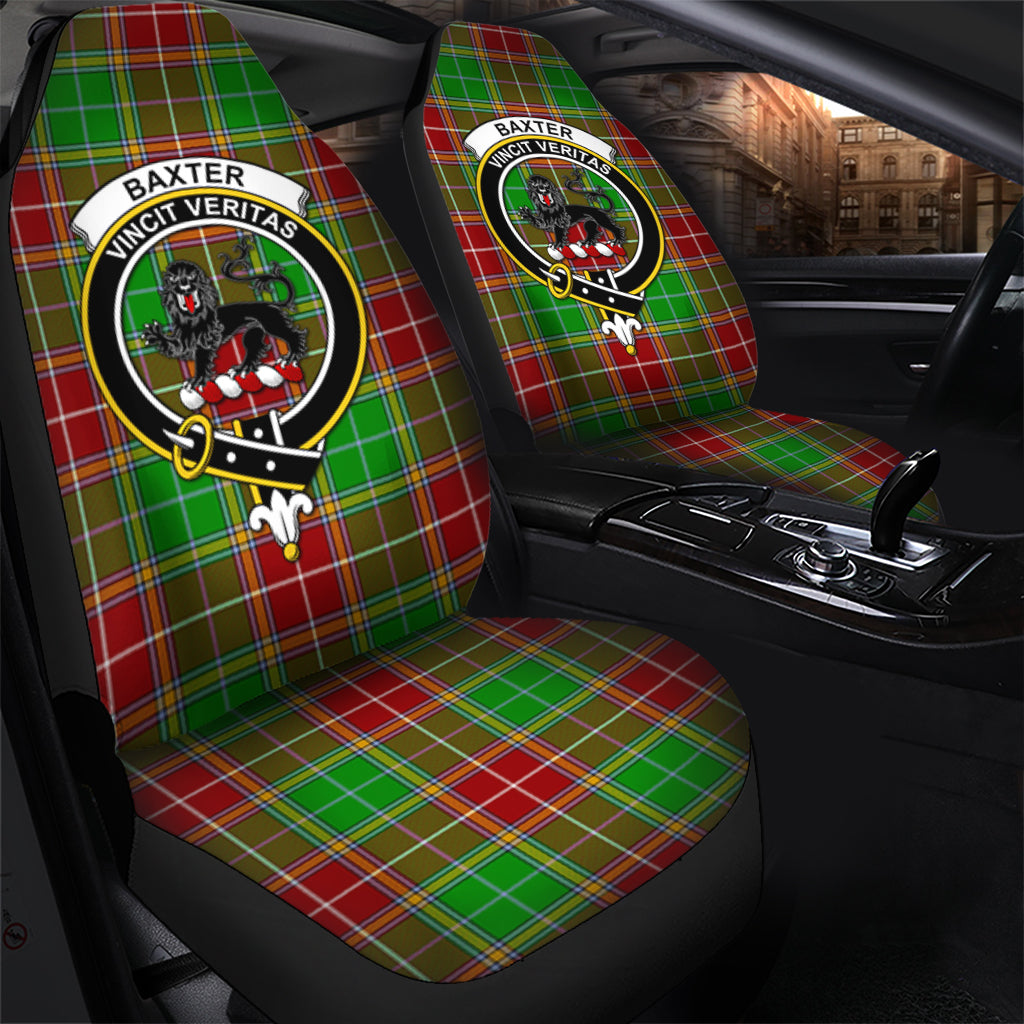 Baxter Modern Tartan Car Seat Cover with Family Crest - Tartanvibesclothing