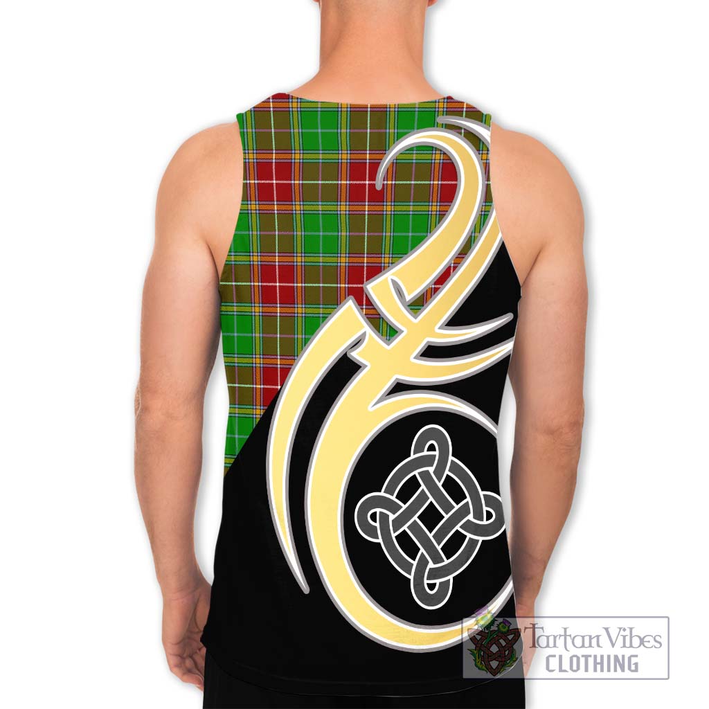 Baxter Modern Tartan Men's Tank Top with Family Crest and Celtic Symbol Style - Tartan Vibes Clothing