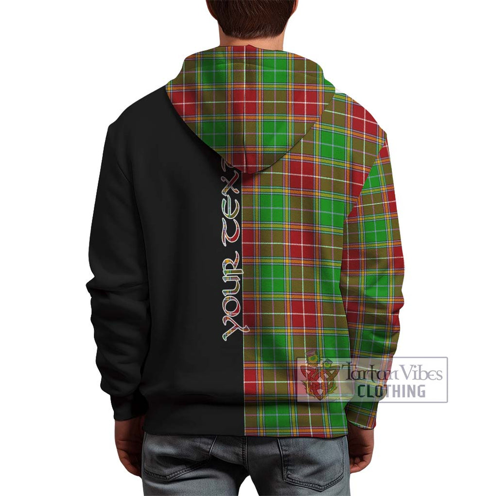 Baxter Modern Tartan Hoodie with Family Crest and Half Of Me Style - Tartanvibesclothing Shop