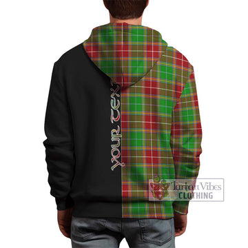 Baxter Modern Tartan Hoodie with Family Crest and Half Of Me Style