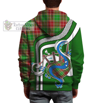 Baxter Modern Tartan Hoodie with Epic Bagpipe Style