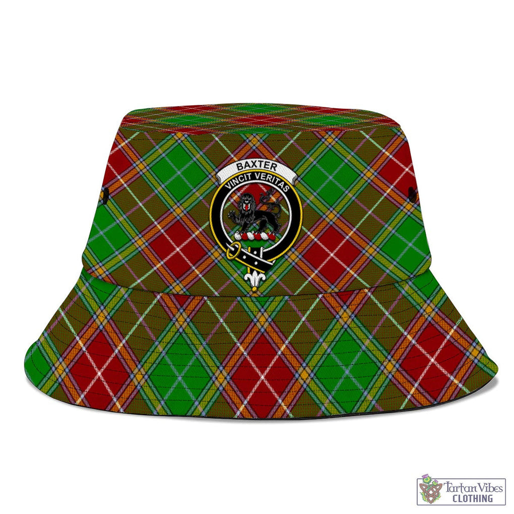 Tartan Vibes Clothing Baxter Modern Tartan Bucket Hat with Family Crest