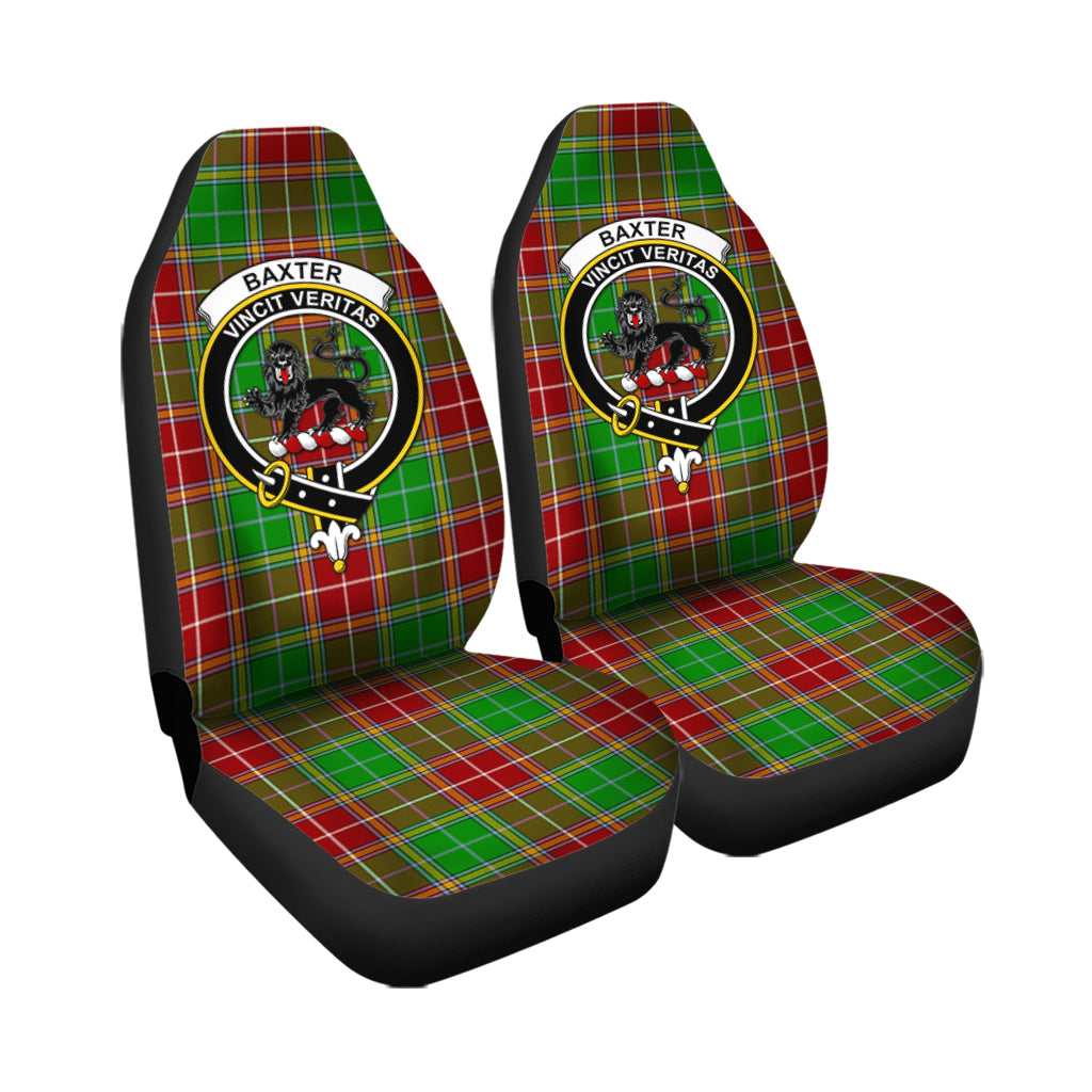 Baxter Modern Tartan Car Seat Cover with Family Crest - Tartanvibesclothing