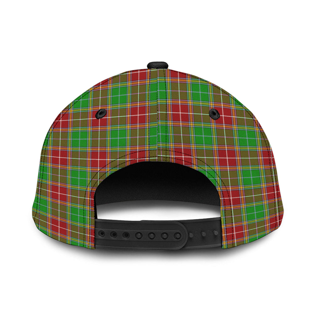 Baxter Modern Tartan Classic Cap with Family Crest - Tartan Vibes Clothing