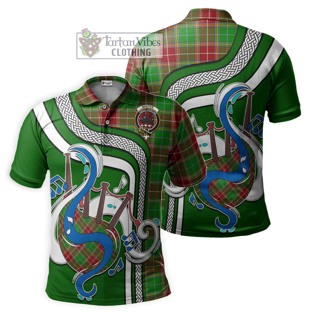 Tartan Vibes Clothing Baxter Modern Tartan Polo Shirt with Epic Bagpipe Style