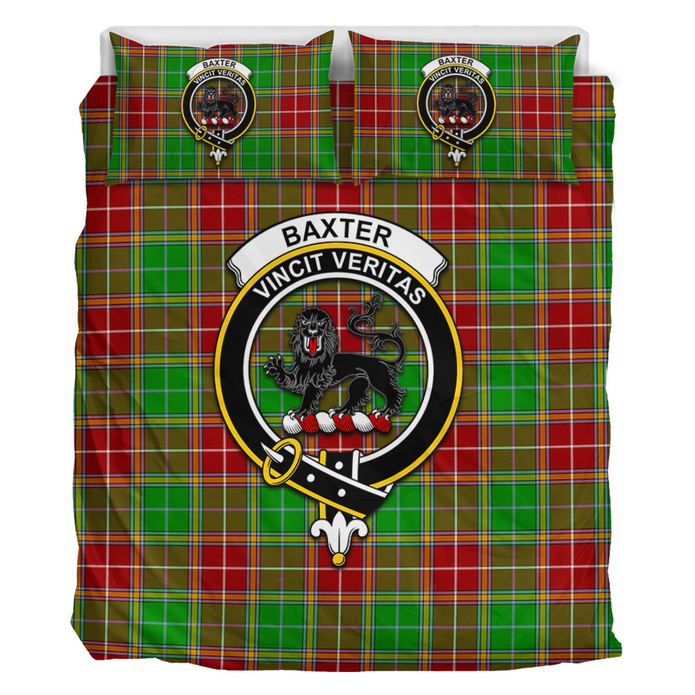 Baxter Modern Tartan Bedding Set with Family Crest - Tartan Vibes Clothing