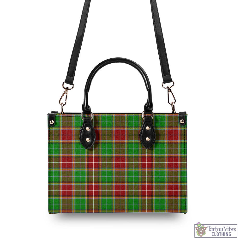 Tartan Vibes Clothing Baxter Modern Tartan Luxury Leather Handbags