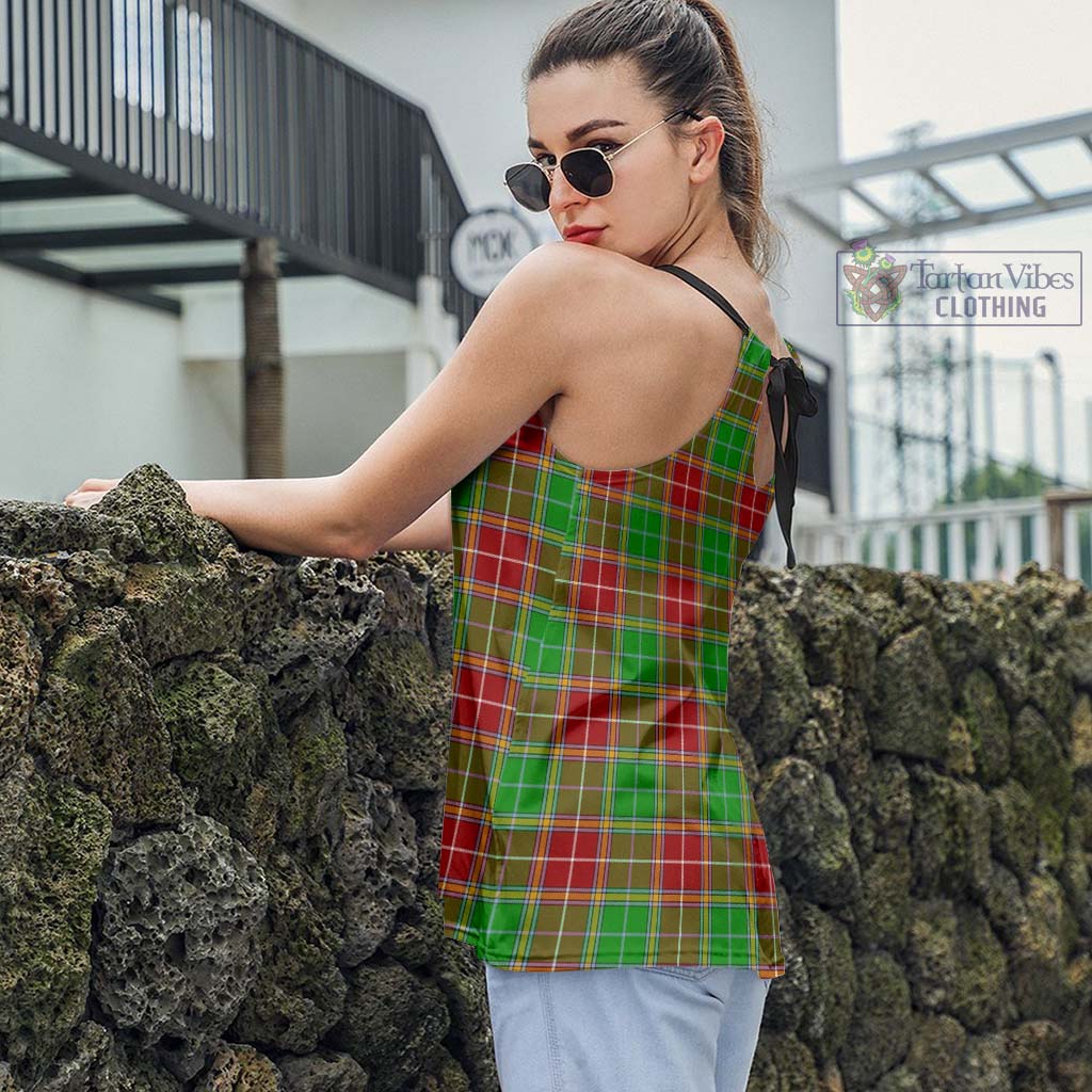 Tartan Vibes Clothing Baxter Modern Tartan Loose Halter Neck Camisole