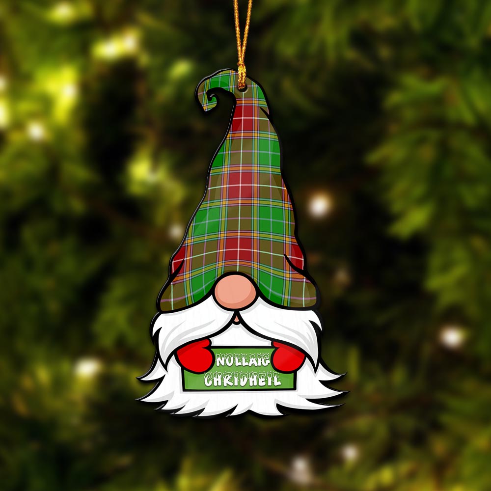 Baxter Modern Gnome Christmas Ornament with His Tartan Christmas Hat - Tartan Vibes Clothing